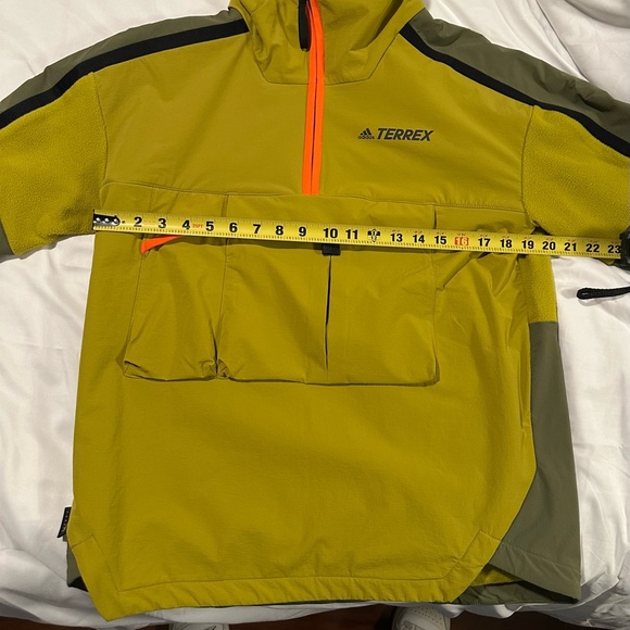 Adidas Terrex UTL HZ TOP- Cordura pullover Fleece. Size SMALL- NWT- UNISEX - Picture 7 of 10